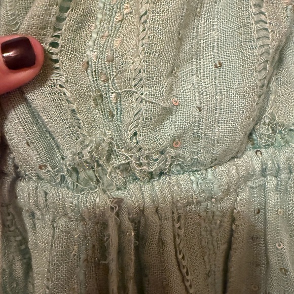 Sundress Anoushka Dress in Teal - Picture 4 of 6